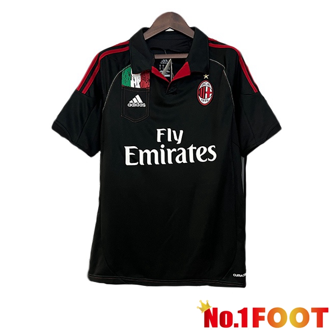 AC Milan Retro Third Soccer Jersey Black 2012-2013