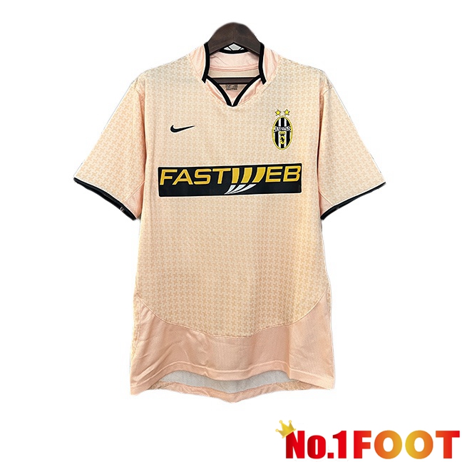 Juventus Retro Away Soccer Jersey Yellow 2003-2004