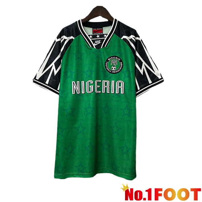 Nigeria Retro Home Soccer Jersey Green 1994-1995