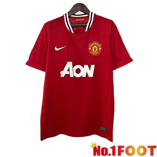 Manchester United Retro Home Soccer Jersey 2011/2012