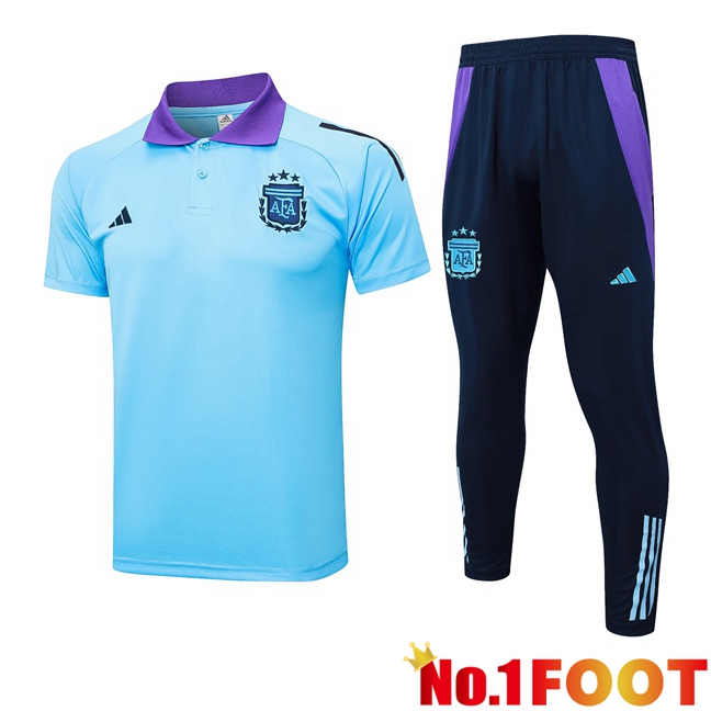 Argentina Soccer Polo + Training Pants Blue 2025/2026 - Click Image to Close