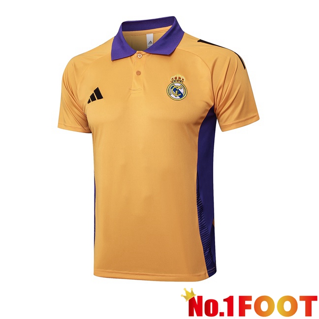 Real Madrid Soccer Polo Yellow 2025/2026