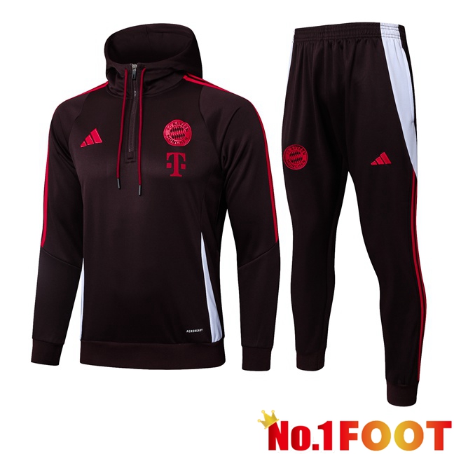 Bayern Munich Training Tracksuit Hoodie Red 2025/2026