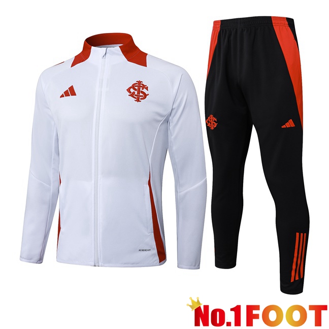 SC Internacional kit Training Jacket Suit White 2025/2026