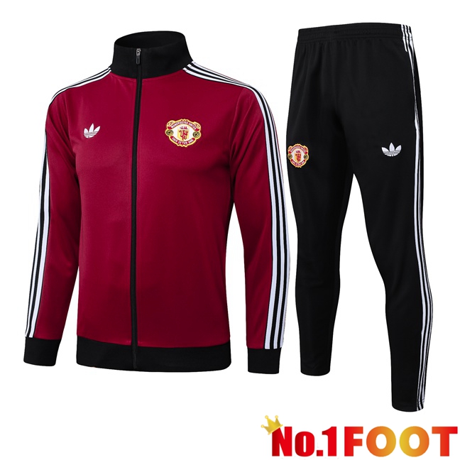 Manchester United kit Training Jacket Suit Red 2025/2026