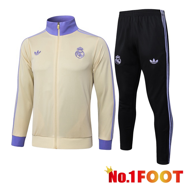 Real Madrid kit Training Jacket Suit Yellow 2025/2026