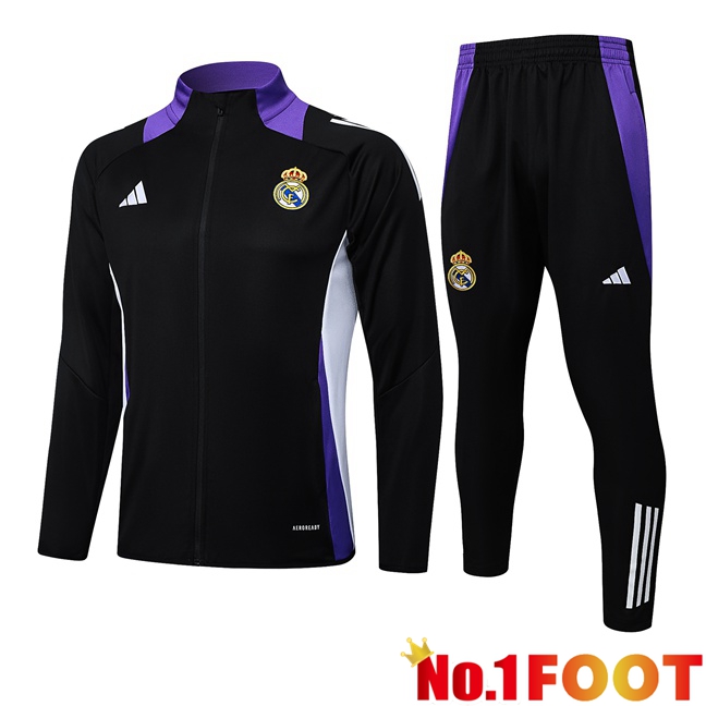 Real Madrid kit Training Jacket Suit Black 2025/2026