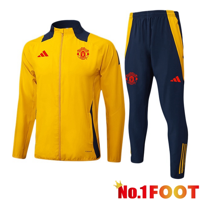 Manchester United kit Training Jacket Suit Yellow 2025/2026