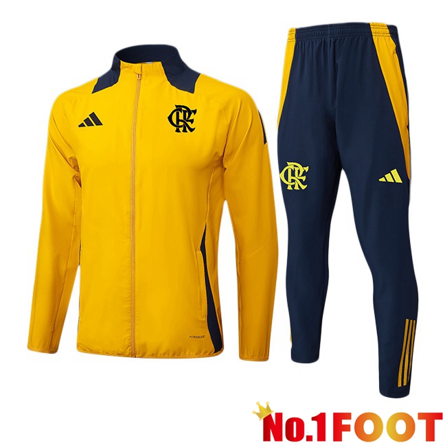 Flamengo kit Training Jacket Suit Yellow 2025/2026