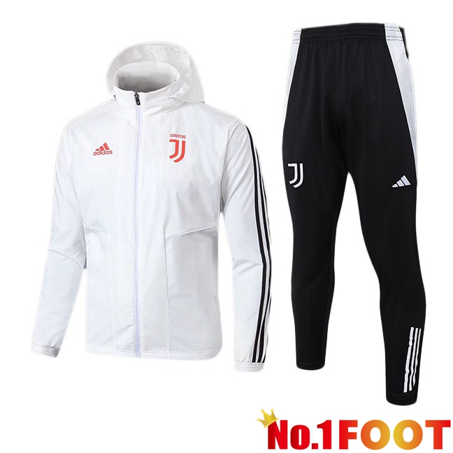 Juventus Training Tracksuit - Windbreaker White 2025/2026