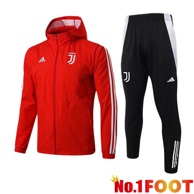 Juventus Training Tracksuit - Windbreaker Red 2025/2026