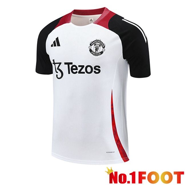 Manchester United Training T Shirt White 2025/2026