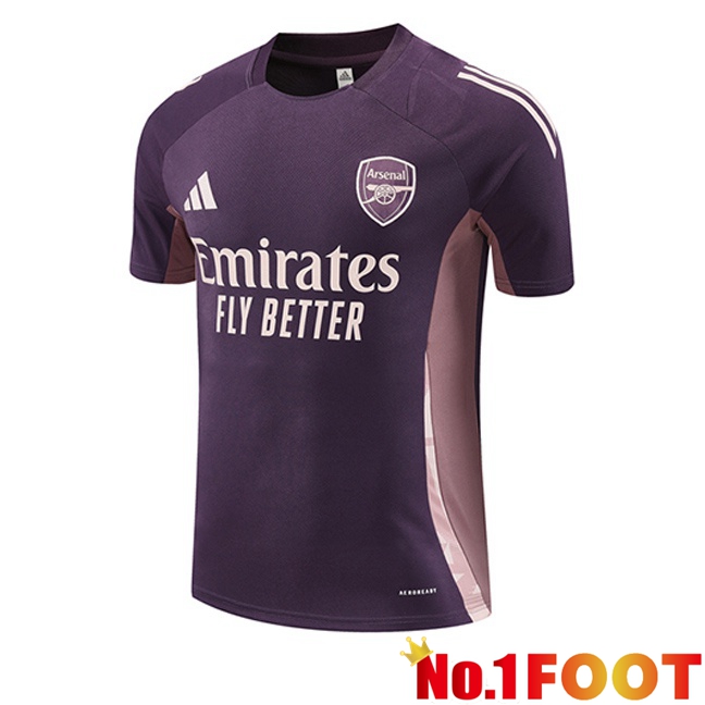 Arsenal Training T Shirt Purple 2025/2026