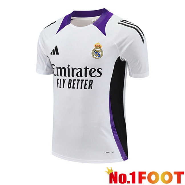 Real Madrid Training T Shirt White 2025/2026