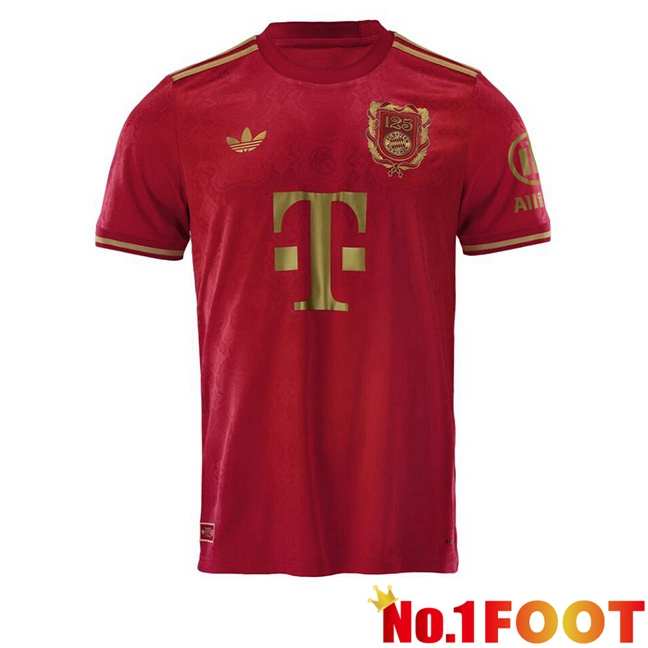 Bayern Munich Soccer Jersey 125th Anniversary Edition Red 2025/2026