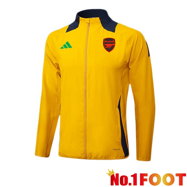 Arsenal Training Jacket Yellow 2025/2026