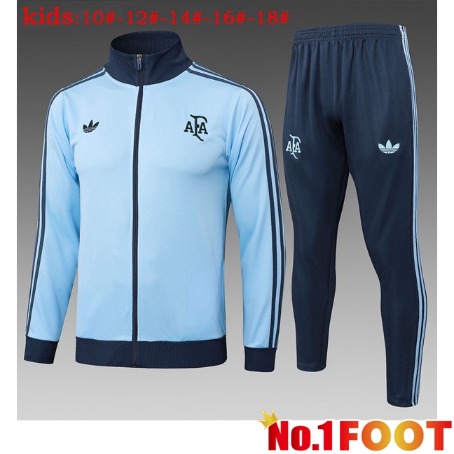 Argentina Kids kit Training Jacket Suit Blue 2025/2026