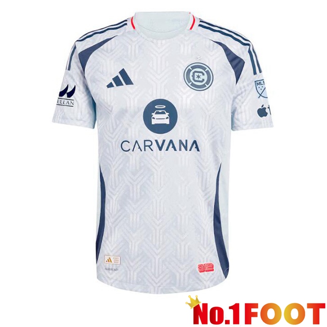 Chicago Fire FC Away Soccer Jersey White 2025/2026