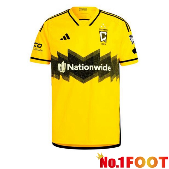 Columbus Crew Home Soccer Jersey Yellow 2025/2026