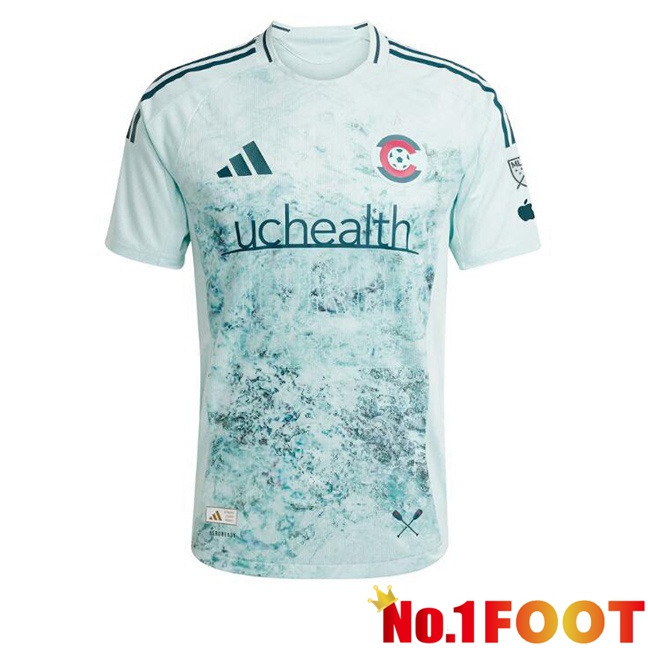 Colorado Rapids Away Soccer Jersey Blue 2025/2026