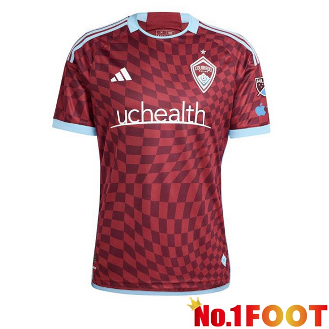 Colorado Rapids Home Soccer Jersey Red 2025/2026