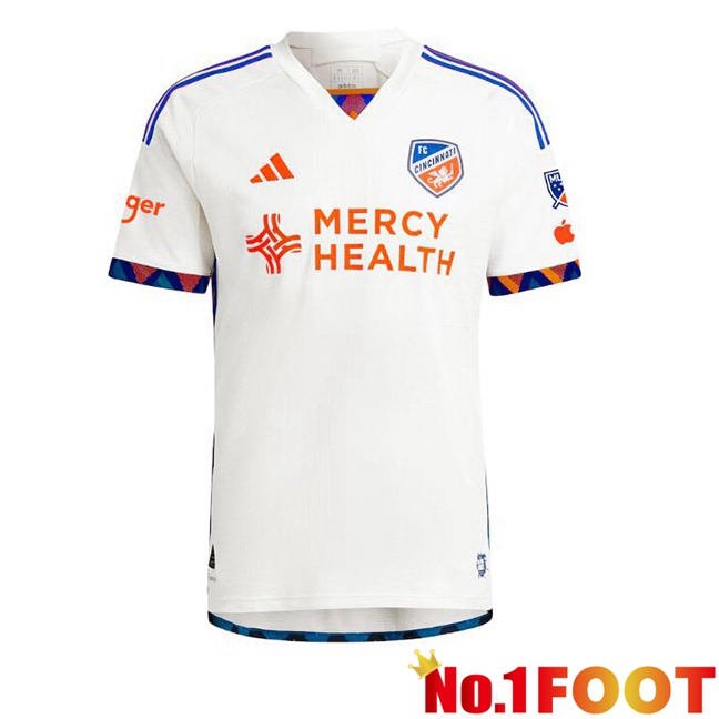 FC Cincinnati Away Soccer Jersey White 2025/2026