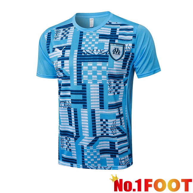 Marseille OM Training T Shirt Blue 2025/2026