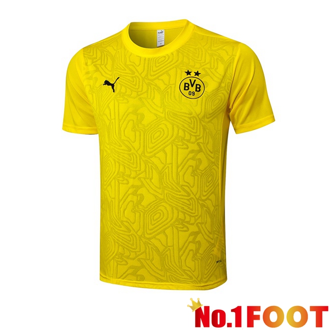 Dortmund BVB Training T Shirt Yellow 2025/2026