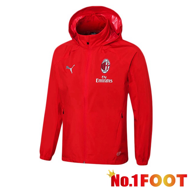 AC Milan Windbreaker Red 2025/2026