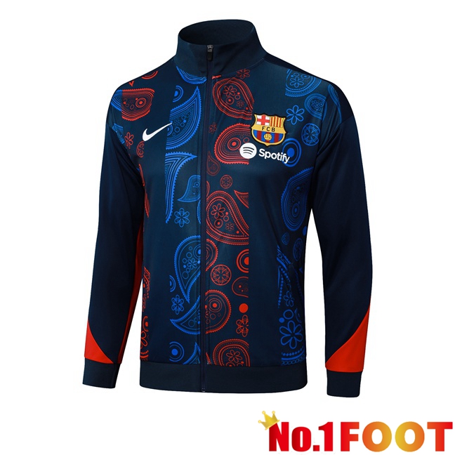 FC Barcelona Training Jacket Blue Black Red 2025/2026