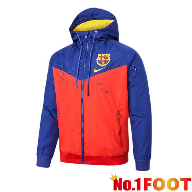 FC Barcelona Windbreaker Blue Red 2025/2026