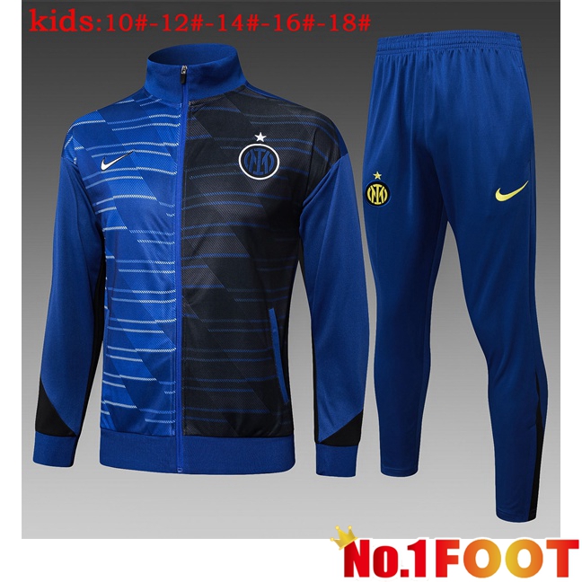 Inter Milan Kids kit Training Jacket Suit Blue Royal 2025/2026