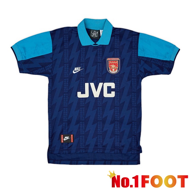 Arsenal Retro Away Soccer Jersey Blue 1994-1995