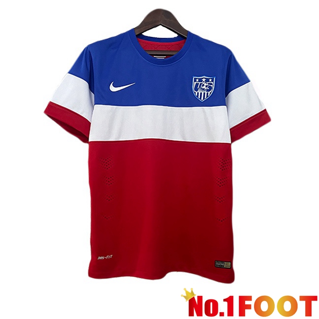 États-Unis Retro Away Soccer Jersey Red Blue 2004