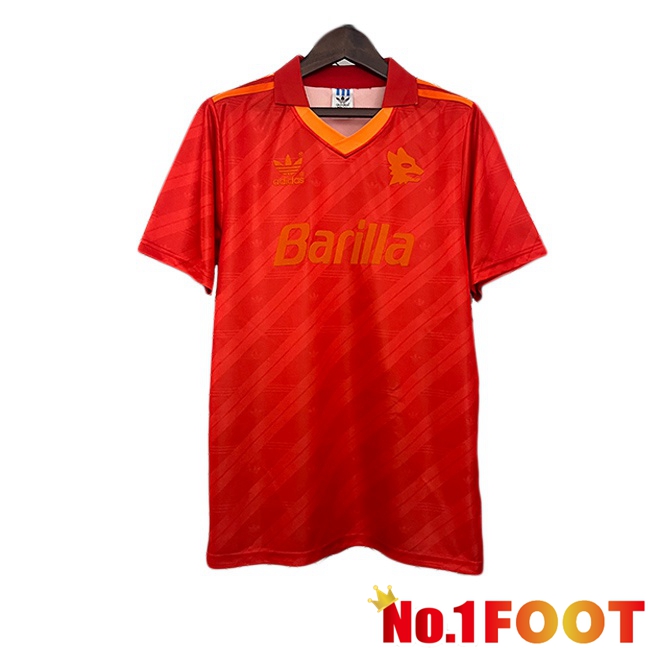 AS Rome Retro Third Soccer Jersey Red 1992-1994