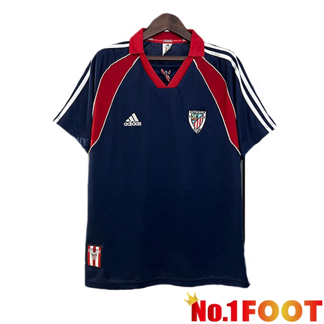 Athletic Club Retro Away Soccer Jersey Blue Royal 1999-2000