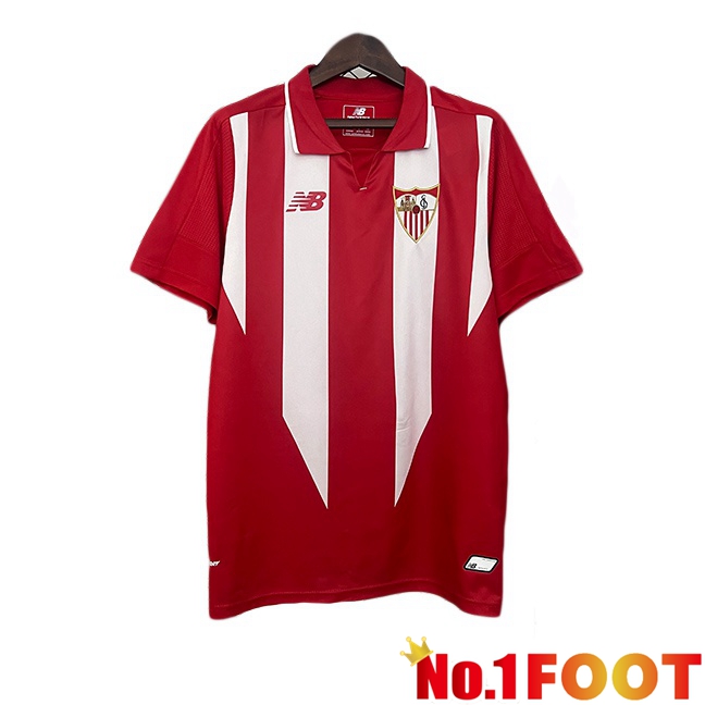 Sevilla FC Retro Away Soccer Jersey Red 2015-2016