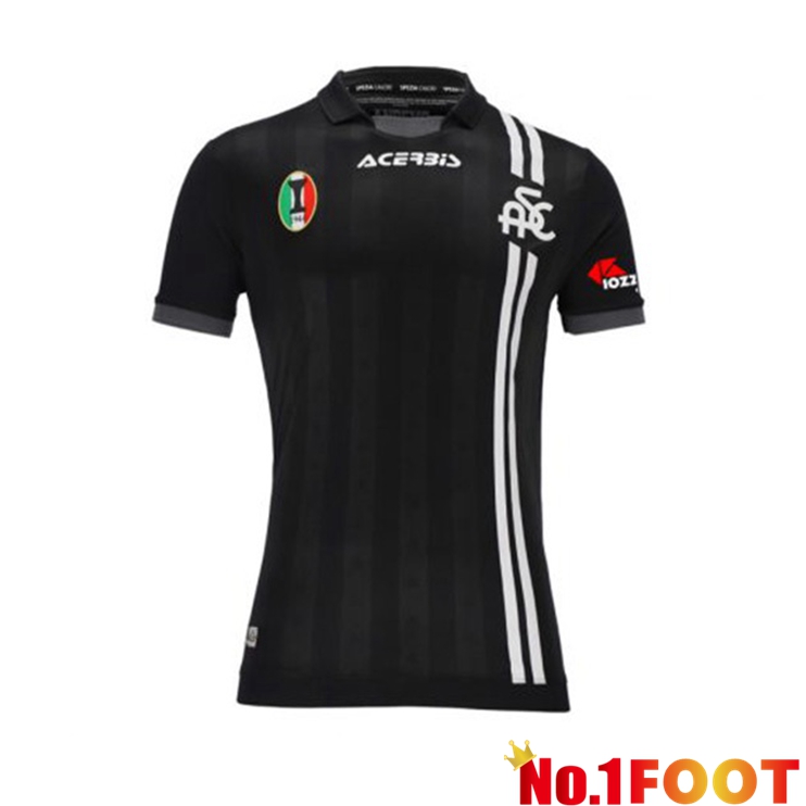 Spezia Calcio Away Jersey Black 21/22 - Click Image to Close