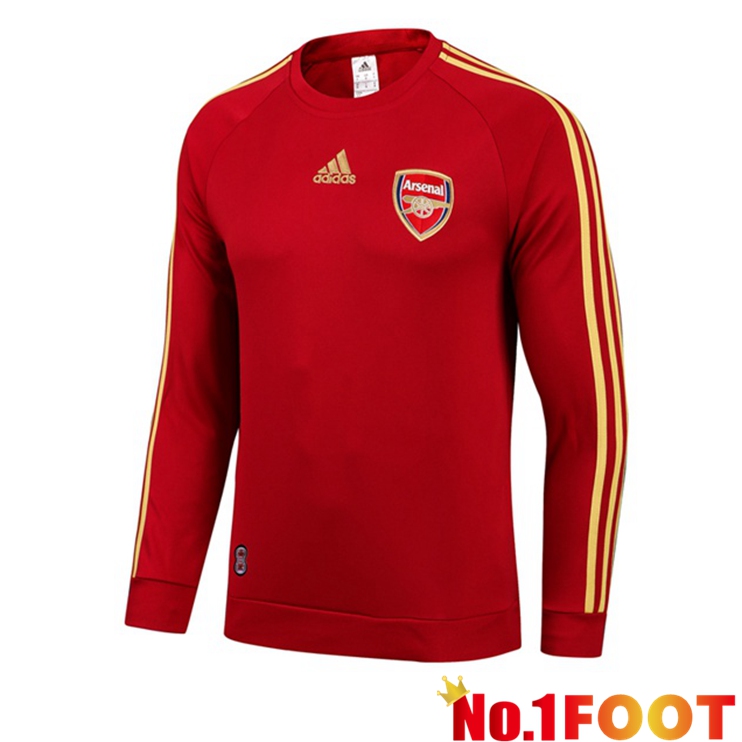 Arsenal Training Sweatshirt Red 2021-2022