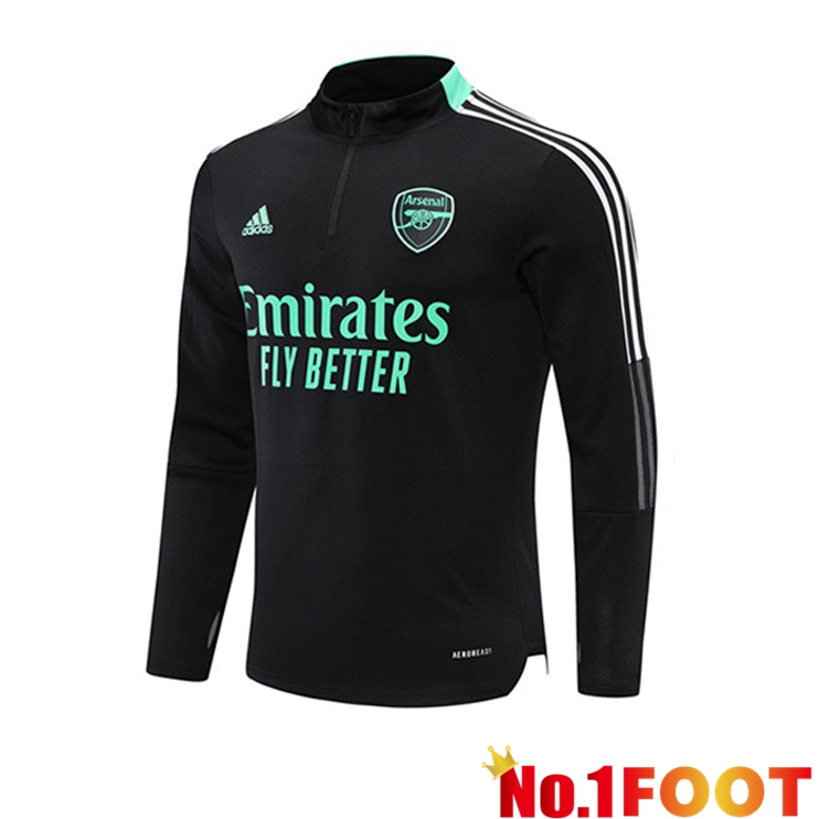 Arsenal Training Sweatshirt Black 2021-2022