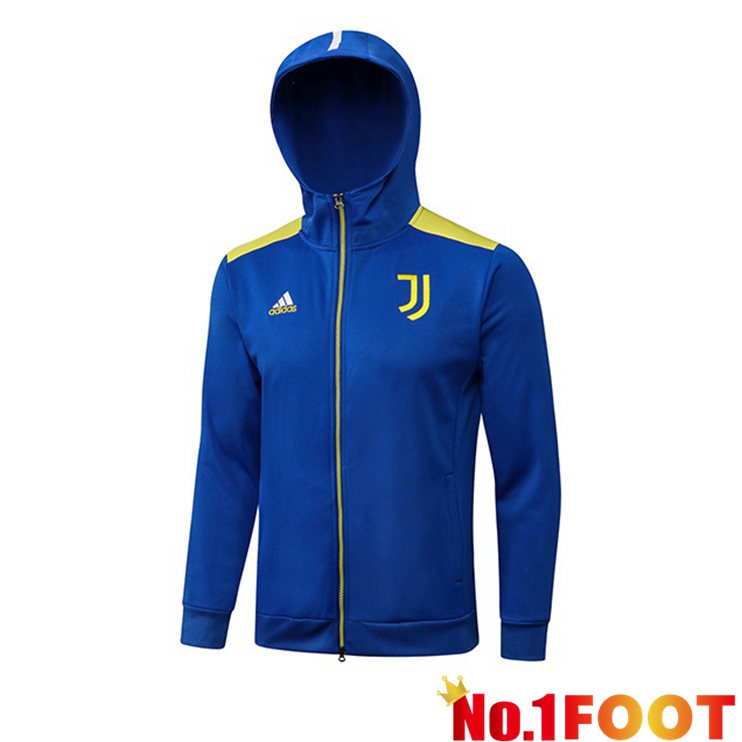 Juventus Training Jacket Hoodie Blue 2021-2022