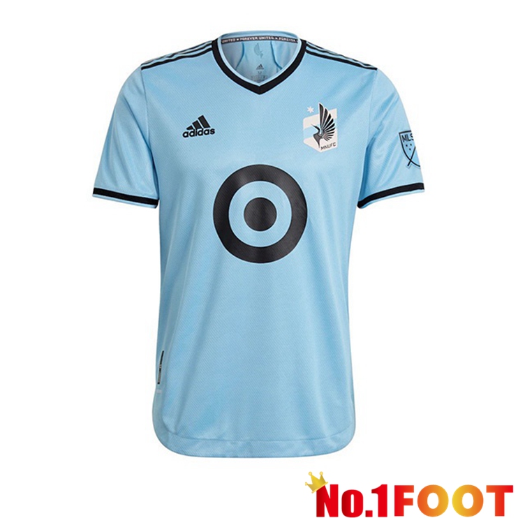 Minnesota United Away Jerseys Blue 2022 - Click Image to Close