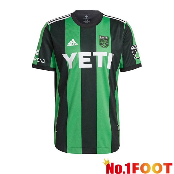 Austin FC Home Jerseys Green Black 2022