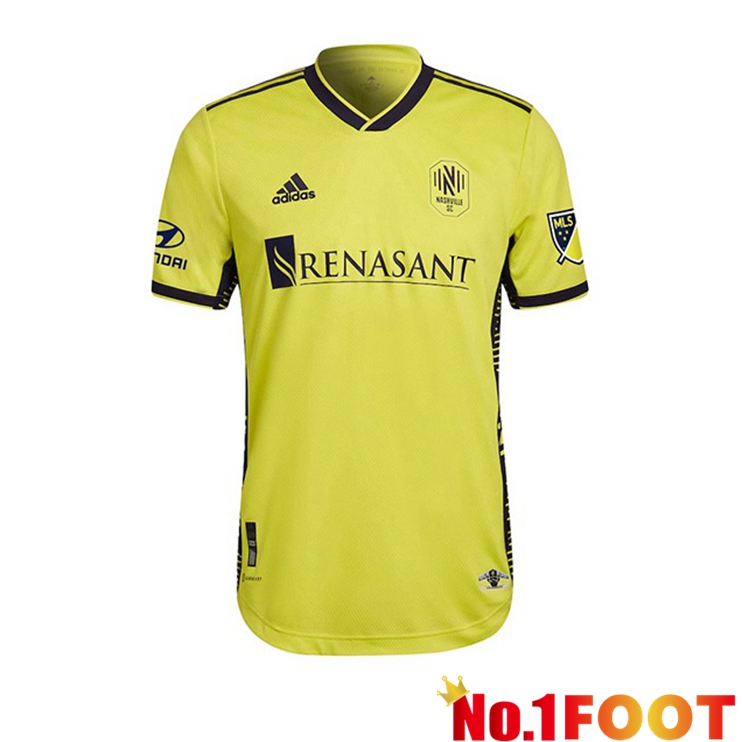 Nashville SC Home Jerseys Yellow 2022 - Click Image to Close