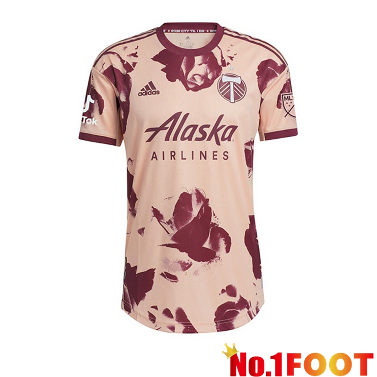 Portland Timbers Away Jerseys Red 2022 - Click Image to Close