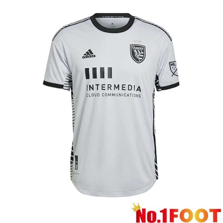 San Jose Earthquakes Away Jerseys Gray 2022