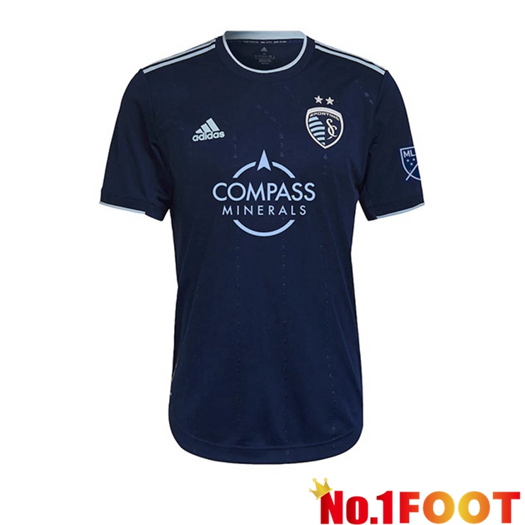 Sporting Kansas City Away Jerseys Blue 2022 - Click Image to Close