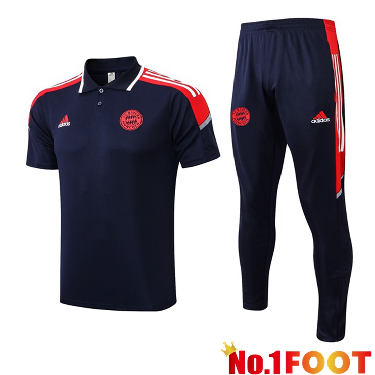 Bayern Munich + Pants Blue Royal Polo Shirt 2021/2022