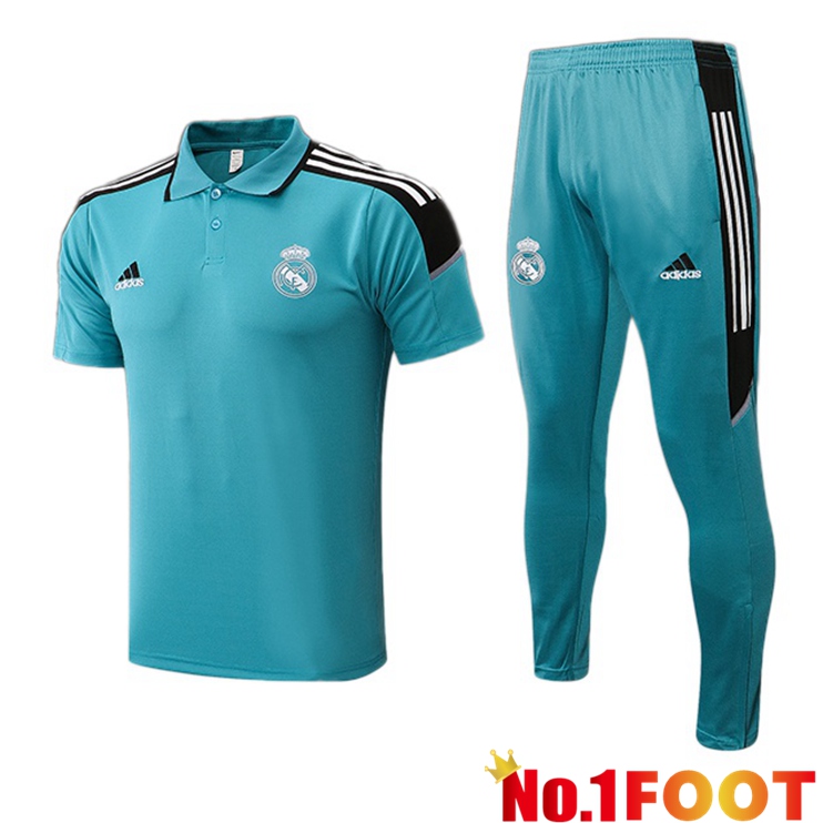 Real Madrid + Pants Green Black Polo Shirt 2021/2022