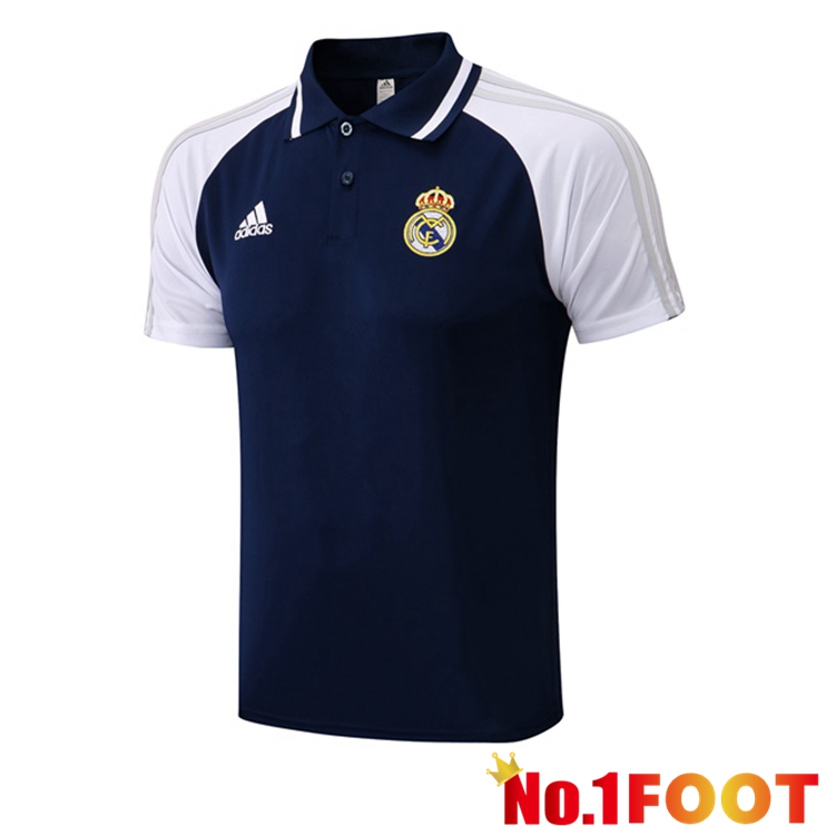 Real Madrid Blue Royal Polo Shirt 2021/2022